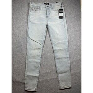 True Religion Jennie Curvy Mid Rise Single Needle Super Skinny Ankle Jeans Sz 28